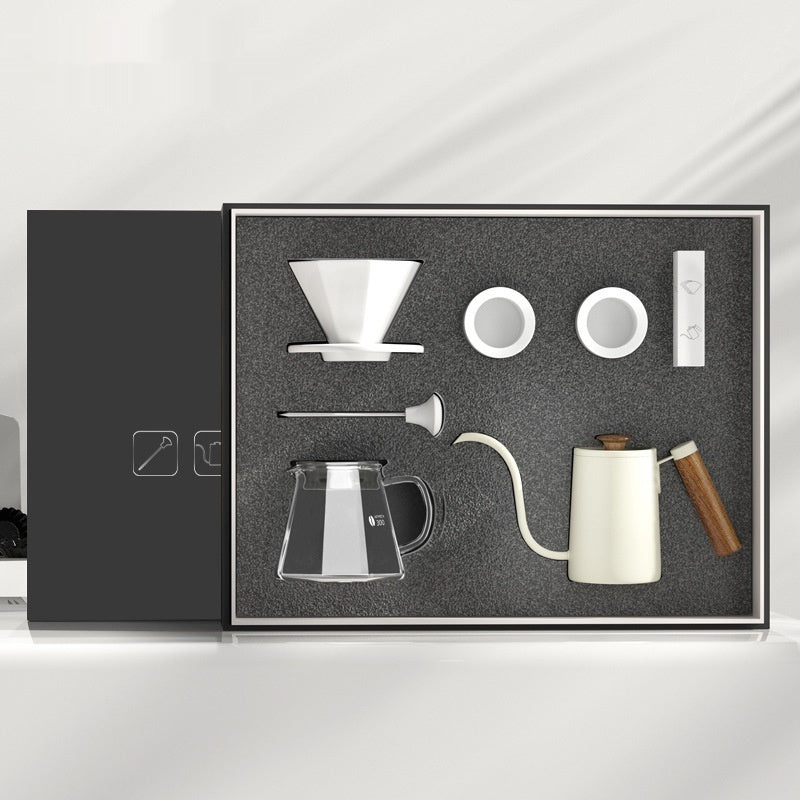 Pour-over Coffee Suit Household Drip Filter Gift Box Ceramic Business